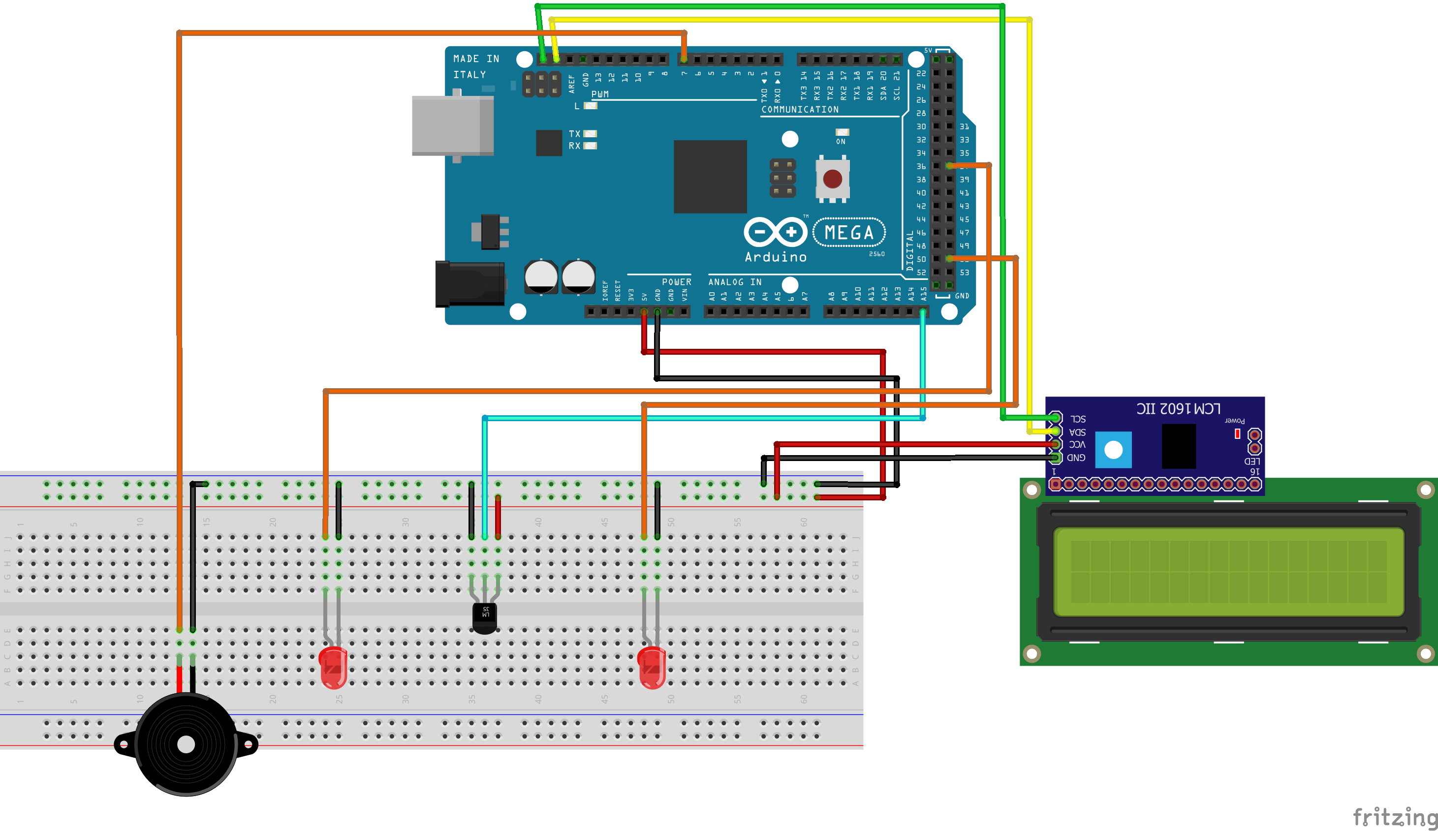 schéma électronique du projet